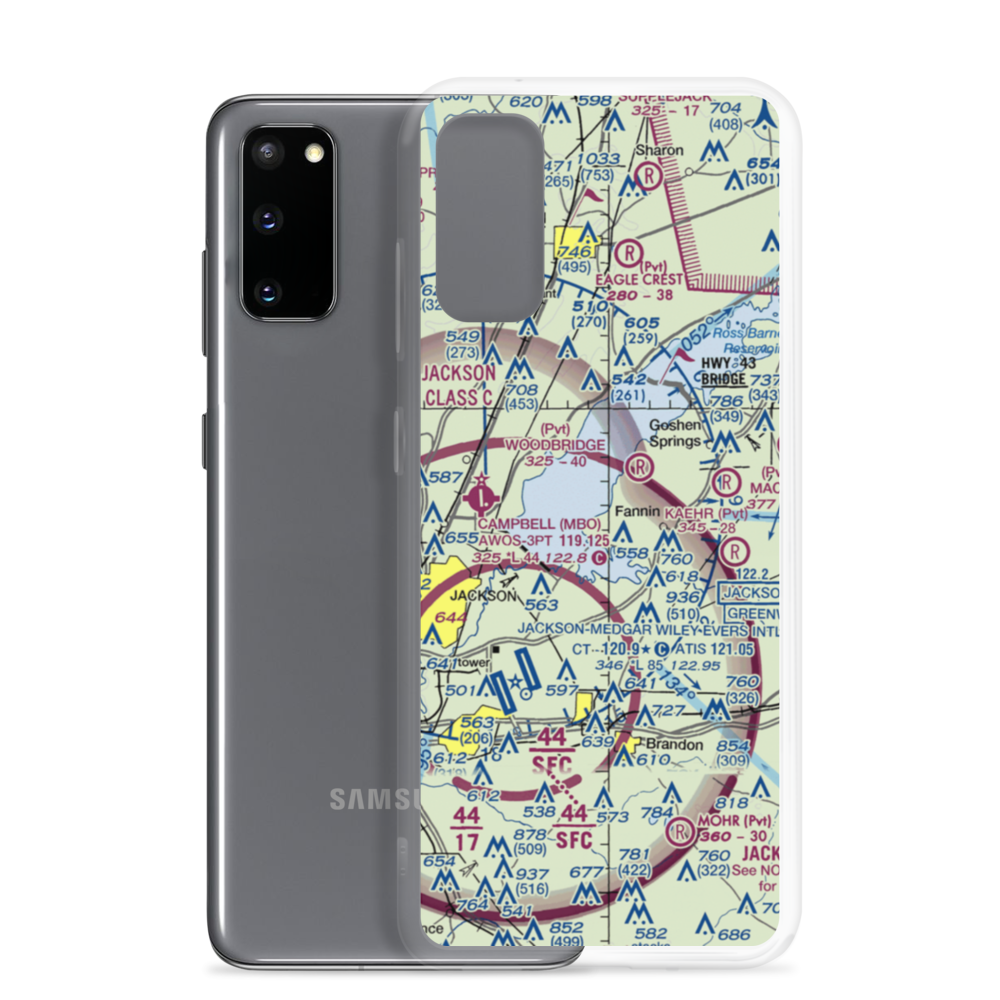 Dee's Strip (5MS6) VFR Sectional Samsung Case Samsung Galaxy S20 model shown
