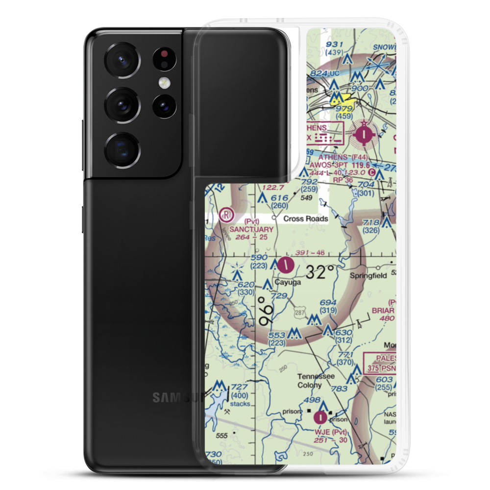 Deer Meadow Ranch Airport (5TA8) VFR Sectional Samsung Case Samsung Galaxy S21 Ultra model shown