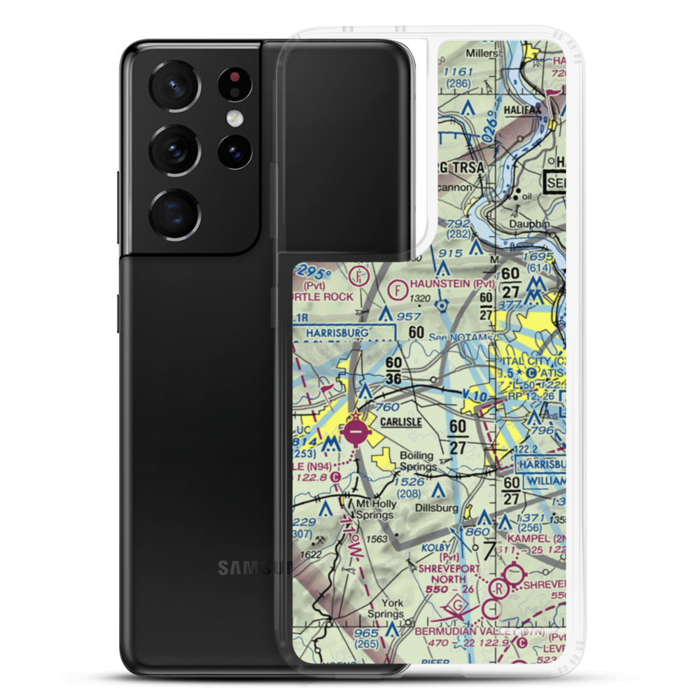 Deitch Airport (41PA) VFR Sectional Samsung Case Samsung Galaxy S21 Ultra model shown