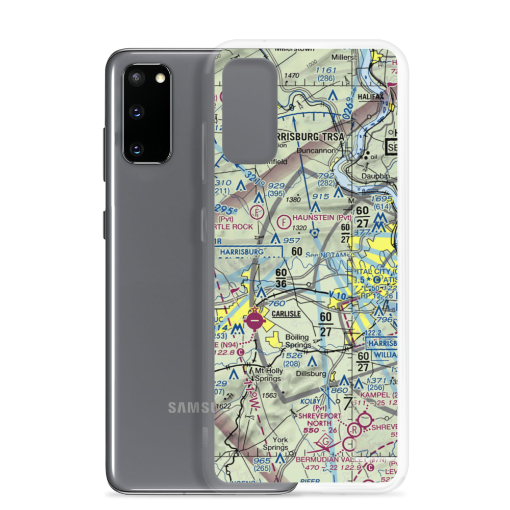 Deitch Airport (41PA) VFR Sectional Samsung Case Samsung Galaxy S20 model shown