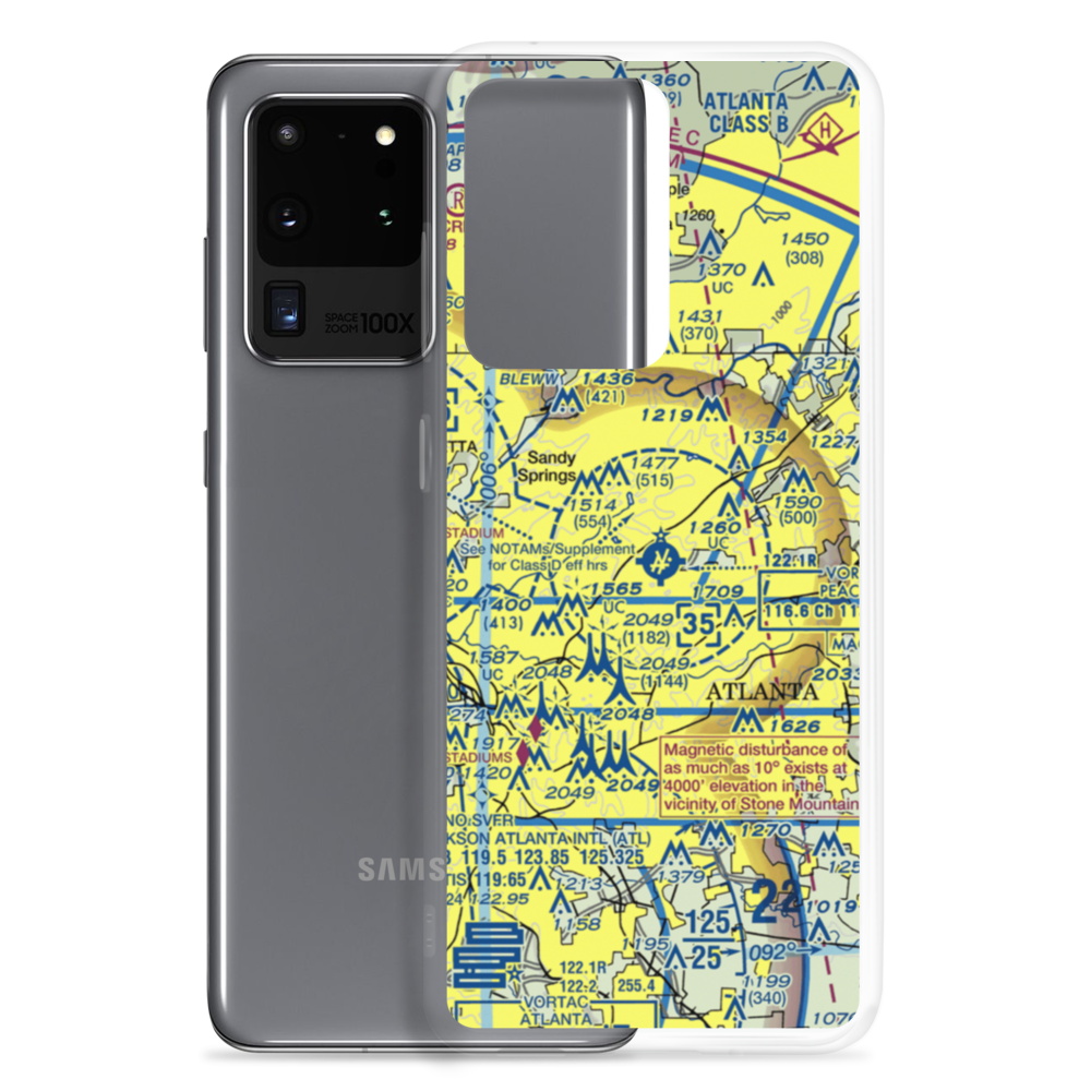 DeKalb Peachtree Heliport (Z21) VFR Sectional Samsung Case Samsung Galaxy S20 Ultra model shown