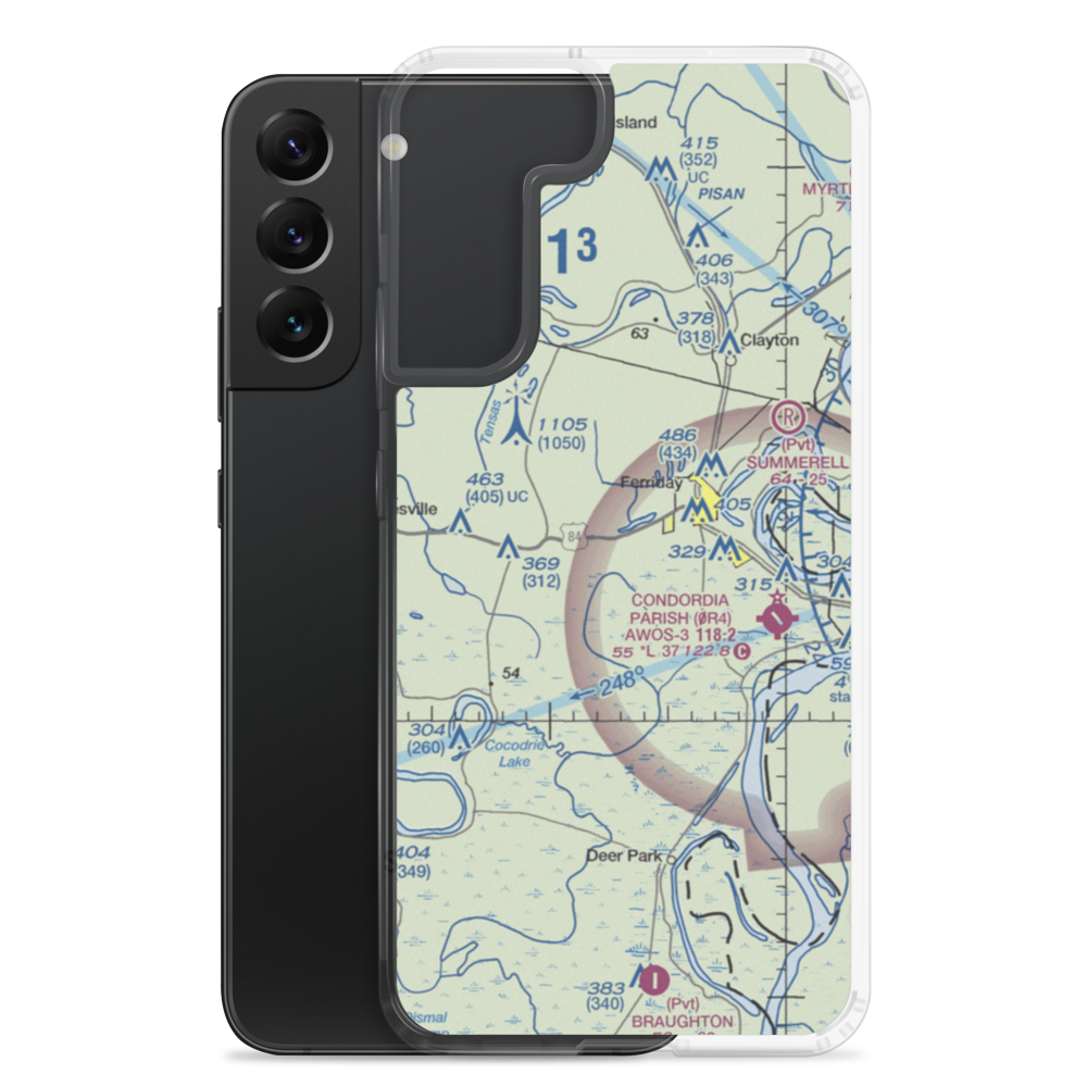 Delta Ultralightport (US-0094) VFR Sectional Samsung Case Samsung Galaxy S22 Plus model shown