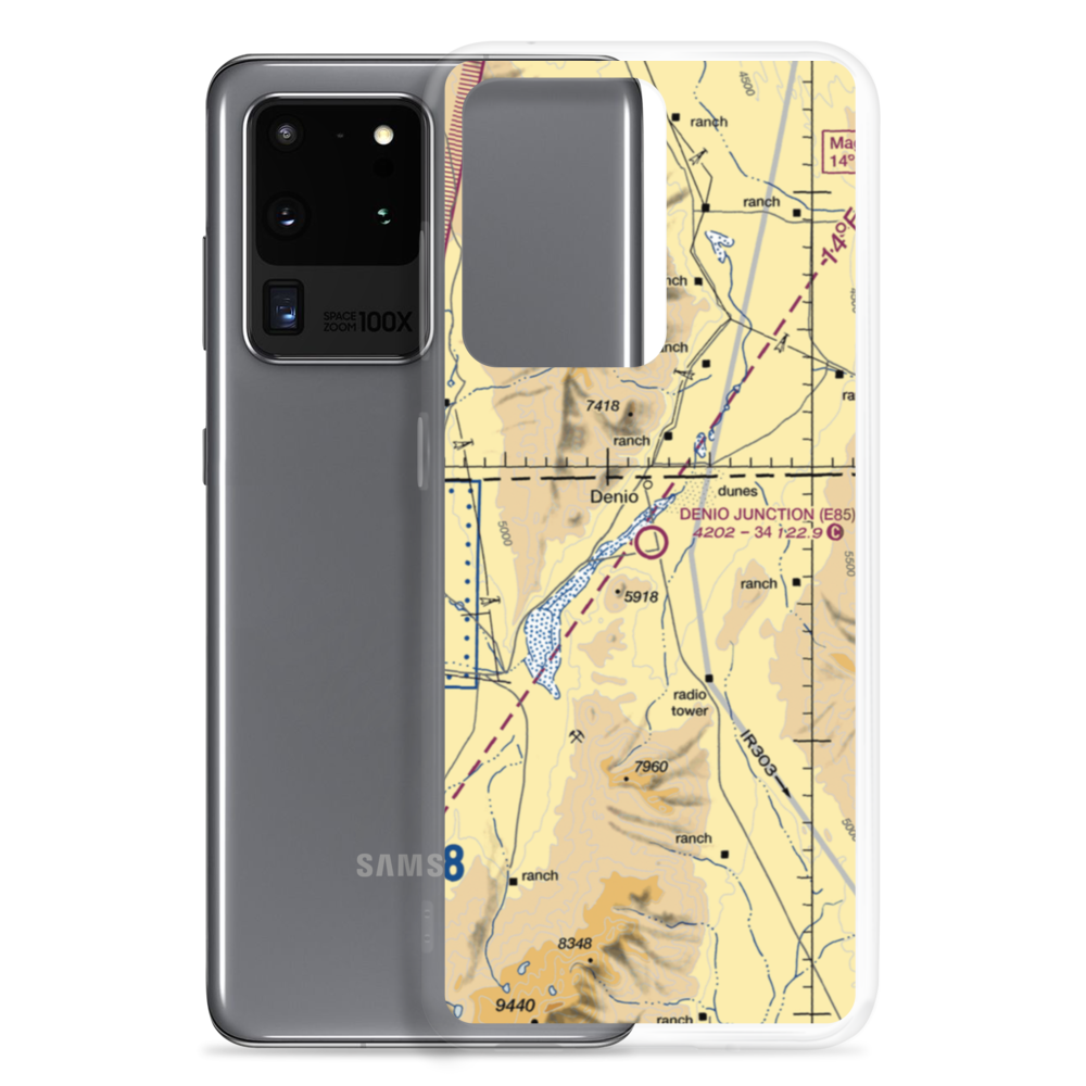 Denio Junction Airport (E85) VFR Sectional Samsung Case Samsung Galaxy S20 Ultra model shown
