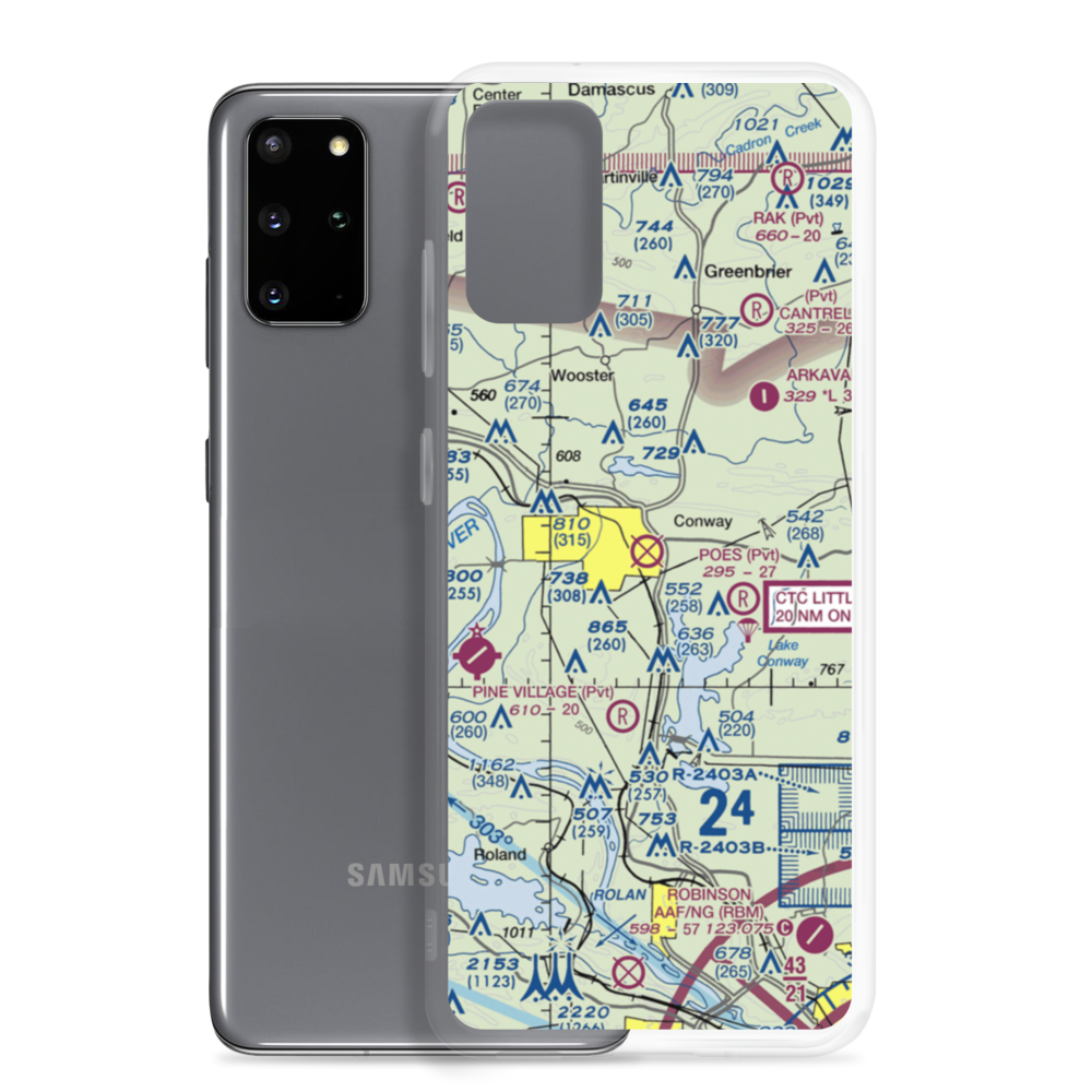 Dennis F Cantrell Field (CWS) VFR Sectional Samsung Case Samsung Galaxy S20 Plus model shown