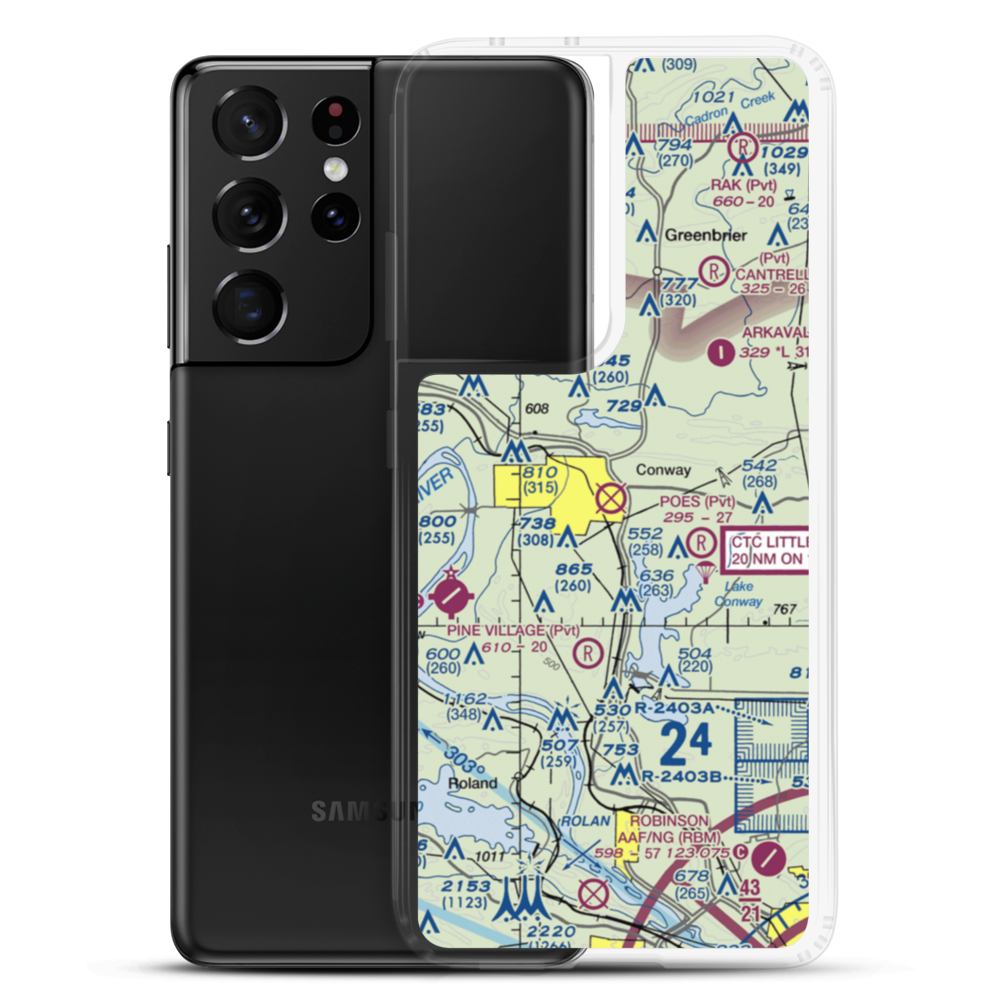 Dennis F Cantrell Field (CWS) VFR Sectional Samsung Case Samsung Galaxy S21 Ultra model shown