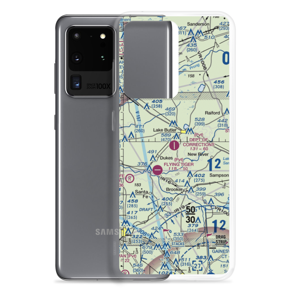 Department of Corrections Field (FL03) VFR Sectional Samsung Case Samsung Galaxy S20 Ultra model shown