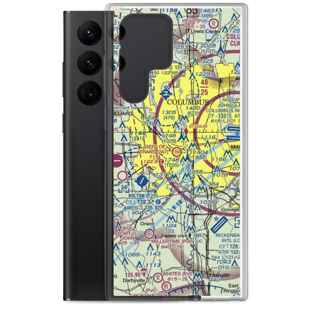 Department of Transportation Heliport (2A7) VFR Sectional Samsung Case Samsung Galaxy S22 Ultra model shown