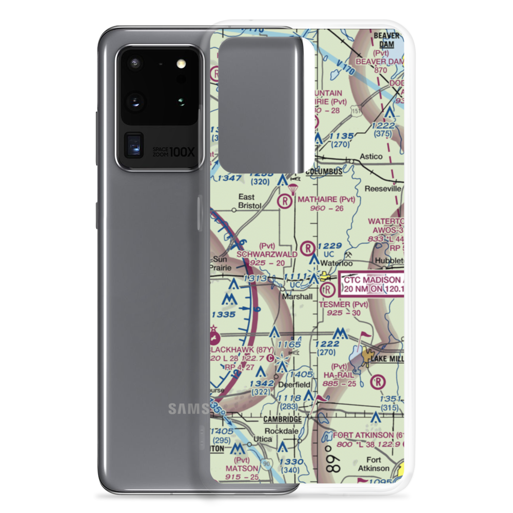 Der Schwarzwald Airport (5WI3) VFR Sectional Samsung Case Samsung Galaxy S20 Ultra model shown