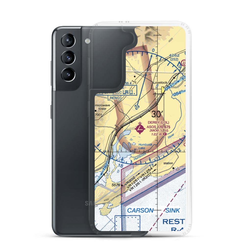 Derby Field (LOL) VFR Sectional Samsung Case Samsung Galaxy S21 model shown