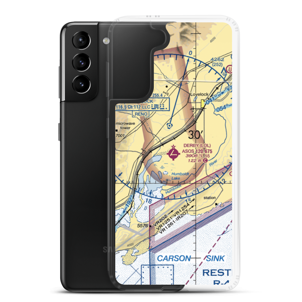 Derby Field (LOL) VFR Sectional Samsung Case Samsung Galaxy S21 Plus model shown