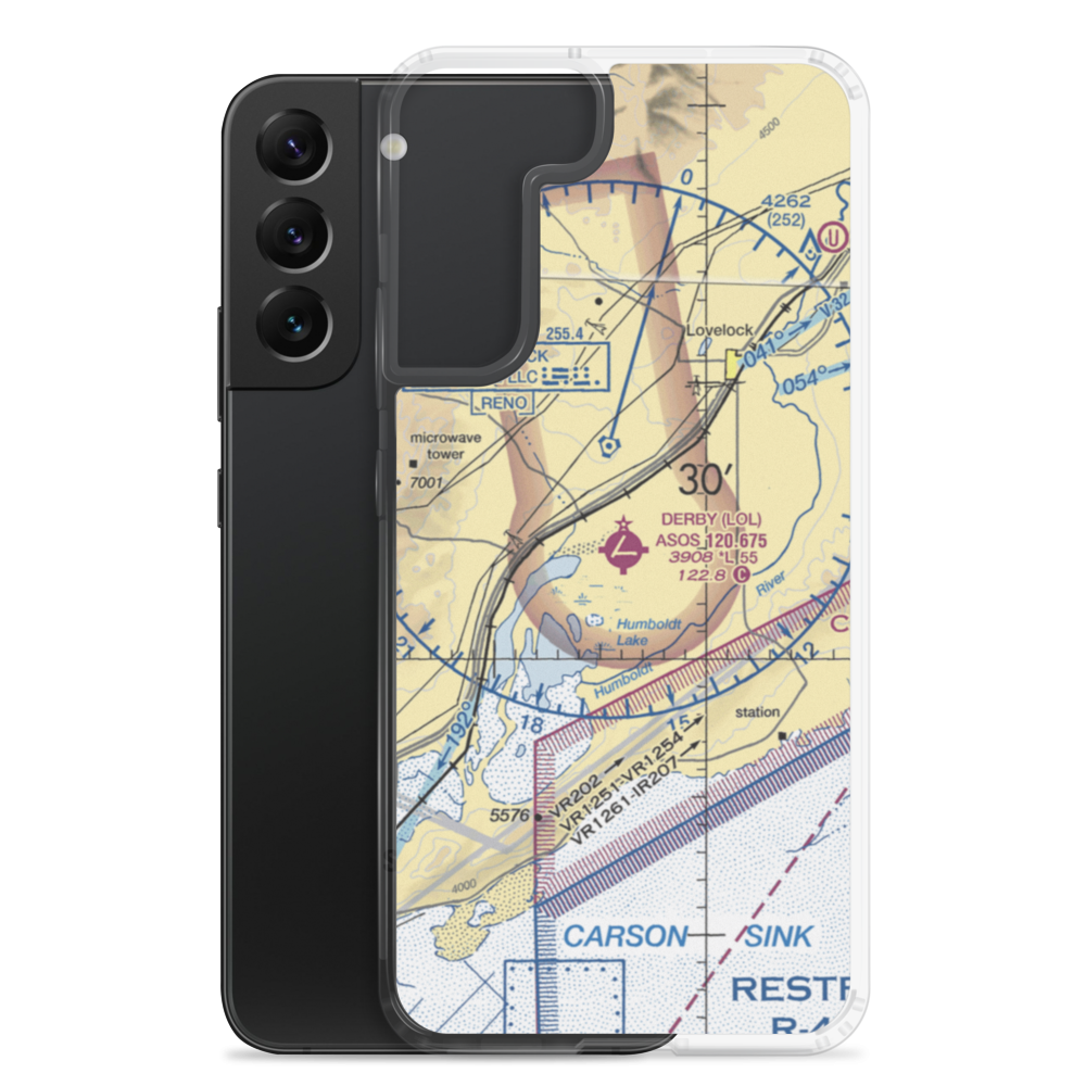 Derby Field (LOL) VFR Sectional Samsung Case Samsung Galaxy S22 Plus model shown