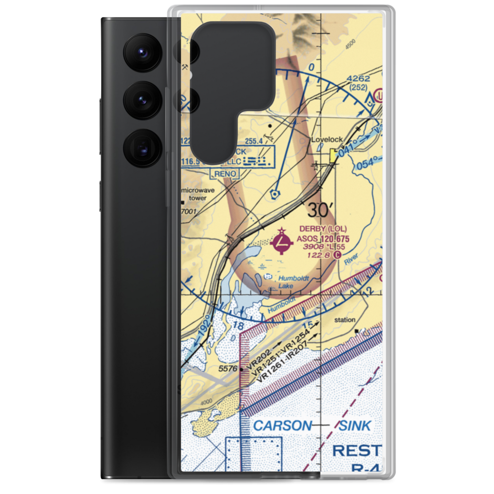 Derby Field (LOL) VFR Sectional Samsung Case Samsung Galaxy S22 Ultra model shown
