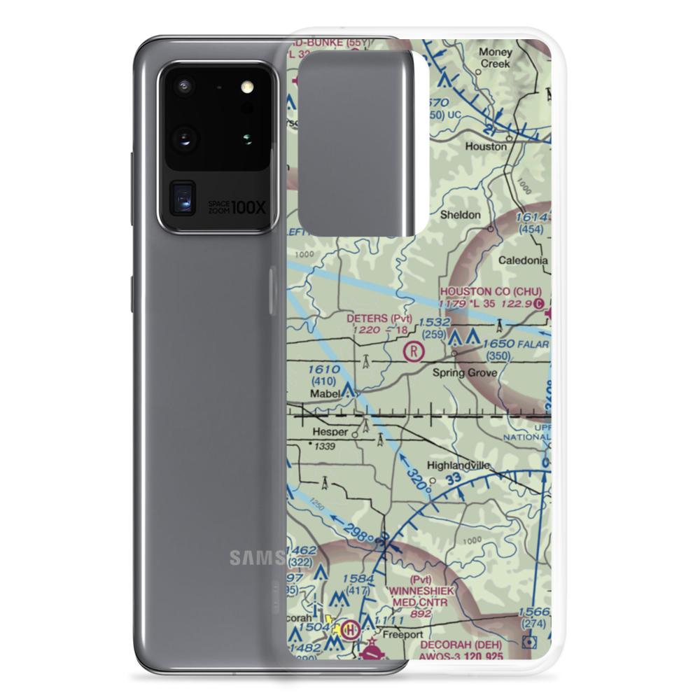 Deters Farms Airport (MY10) VFR Sectional Samsung Case Samsung Galaxy S20 Ultra model shown