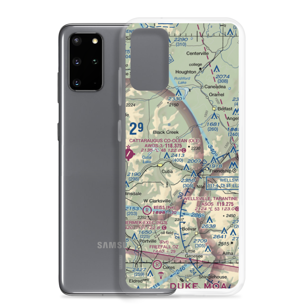 Dew Airpark (36NY) VFR Sectional Samsung Case Samsung Galaxy S20 Plus model shown