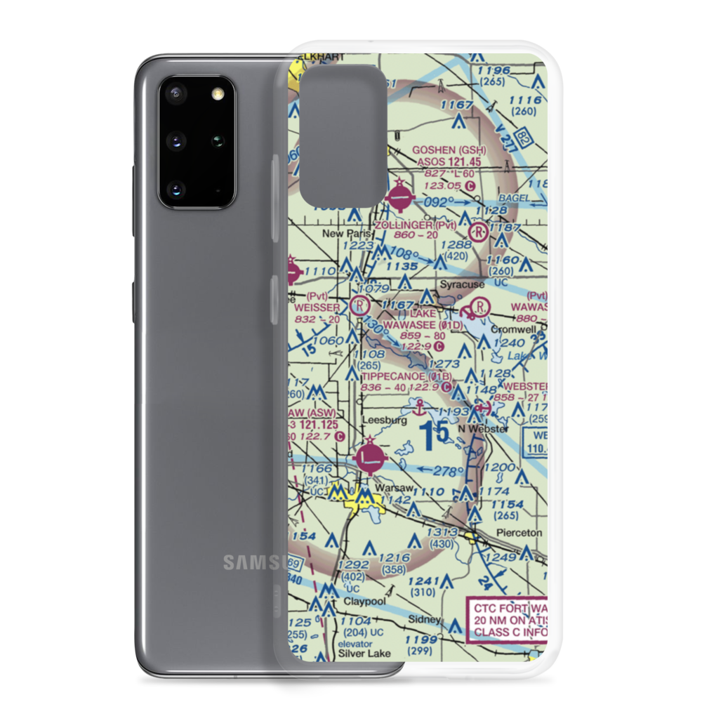 Dewart Lake Seaplane Base (99D) VFR Sectional Samsung Case Samsung Galaxy S20 Plus model shown