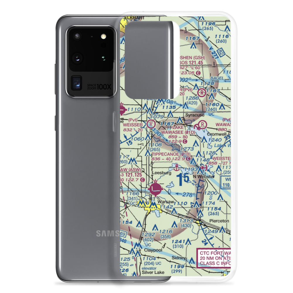 Dewart Lake Seaplane Base (99D) VFR Sectional Samsung Case Samsung Galaxy S20 Ultra model shown