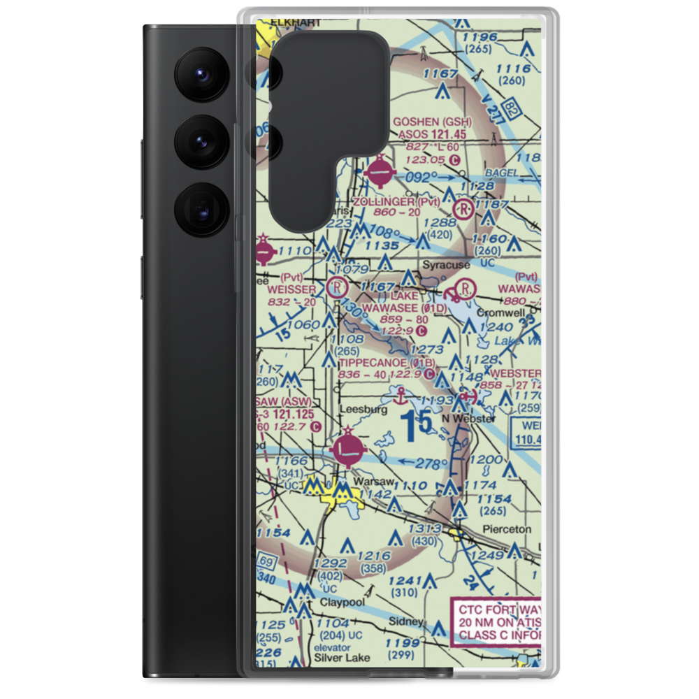 Dewart Lake Seaplane Base (99D) VFR Sectional Samsung Case Samsung Galaxy S22 Ultra model shown