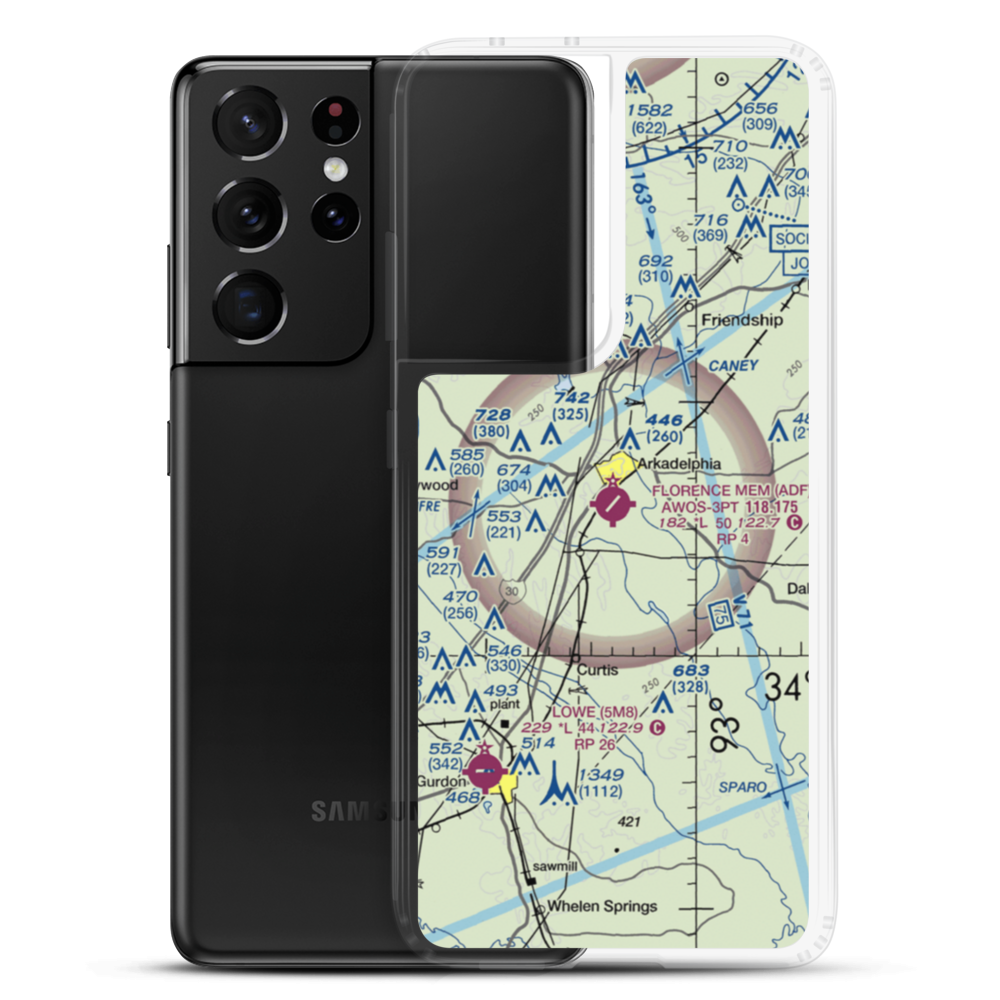 Dexter B Florence Memorial Field (ADF) VFR Sectional Samsung Case Samsung Galaxy S21 Ultra model shown