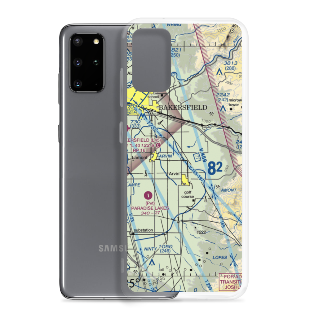 Di Giorgio Ranch Landing Strip (74CL) VFR Sectional Samsung Case Samsung Galaxy S20 Plus model shown