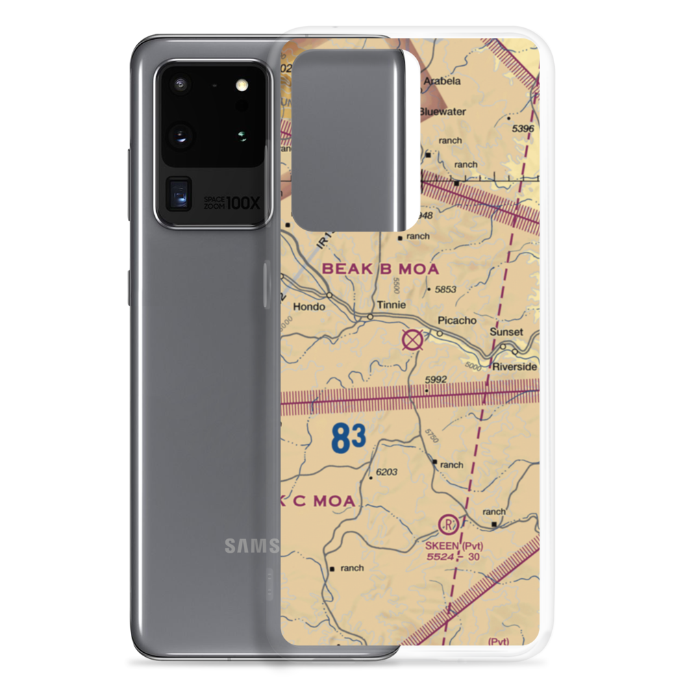 Diamond A Ranch Airport (81NM) VFR Sectional Samsung Case Samsung Galaxy S20 Ultra model shown