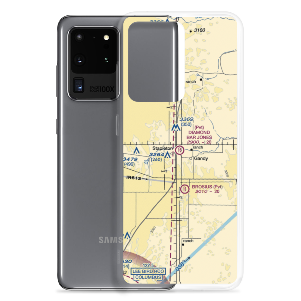 Diamond Bar Jones Airport (5NE3) VFR Sectional Samsung Case Samsung Galaxy S20 Ultra model shown