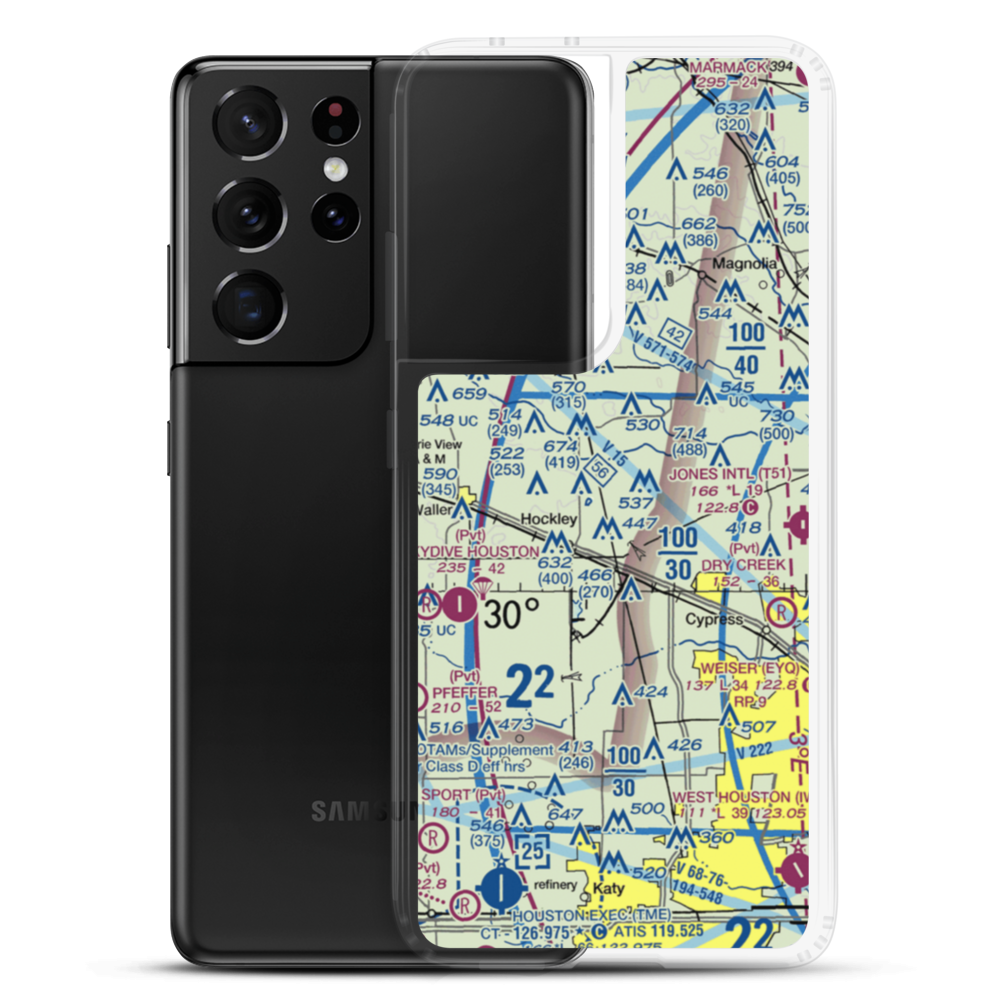 Diamond N Ranch Airport (06TX) VFR Sectional Samsung Case Samsung Galaxy S21 Ultra model shown