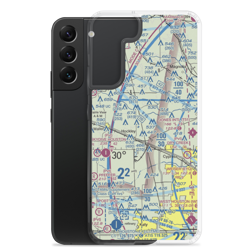 Diamond N Ranch Airport (06TX) VFR Sectional Samsung Case Samsung Galaxy S22 Plus model shown