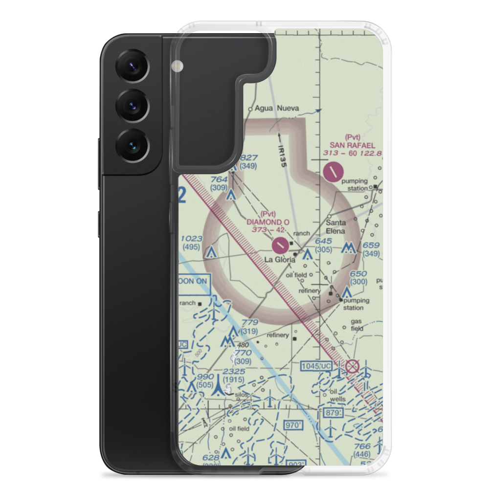 Diamond O Ranch Airport (XS93) VFR Sectional Samsung Case Samsung Galaxy S22 Plus model shown