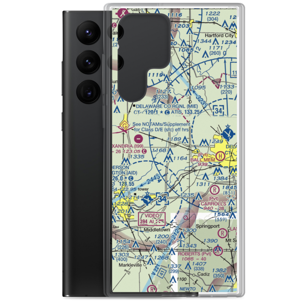 Diamond P. Field (02IN) VFR Sectional Samsung Case Samsung Galaxy S22 Ultra model shown