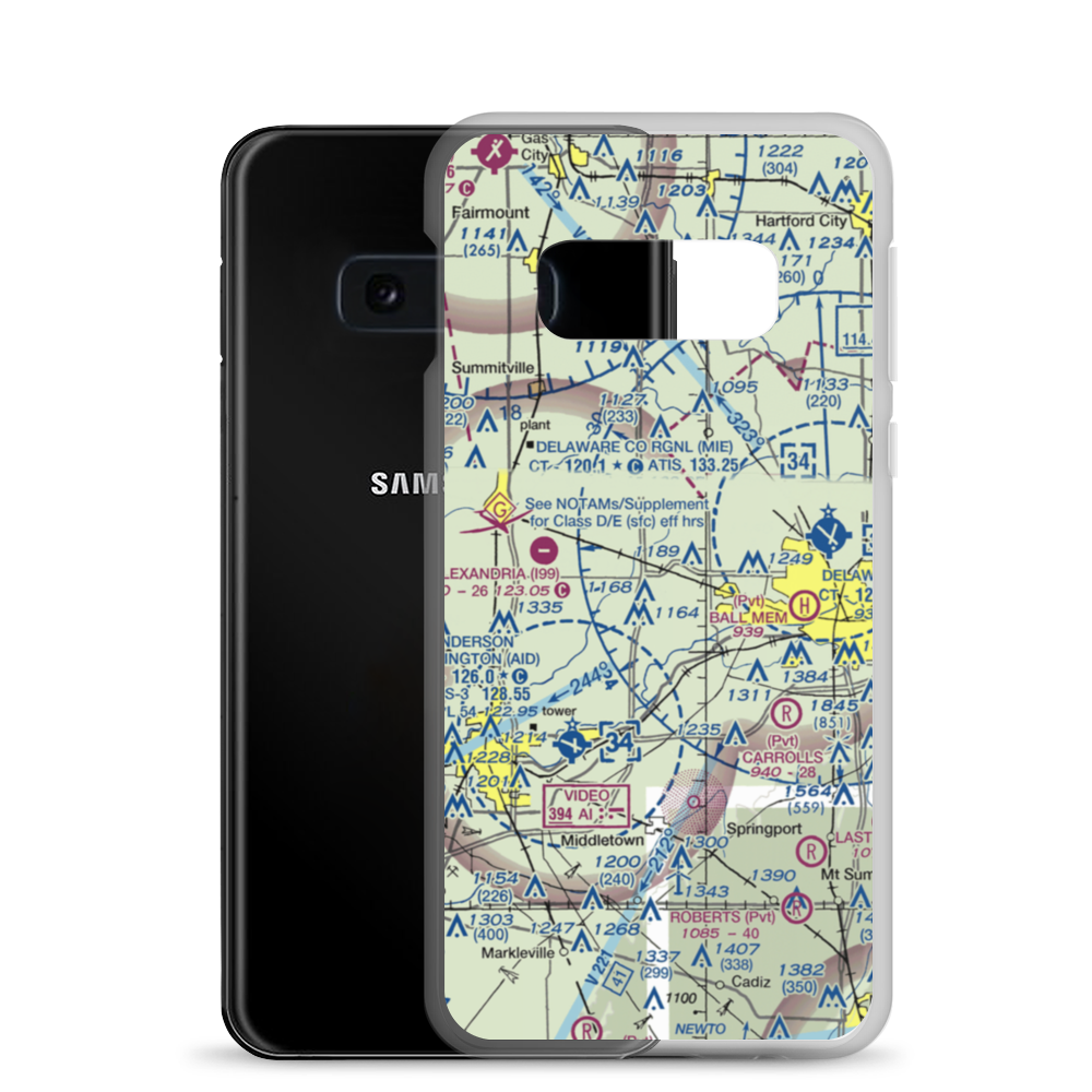 Diamond P. Field (02IN) VFR Sectional Samsung Case Samsung Galaxy S10e model shown