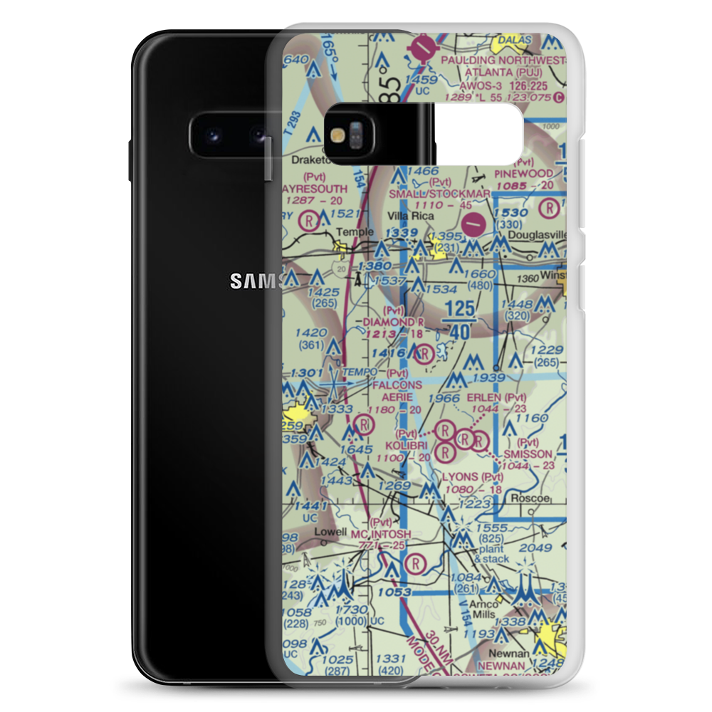 Diamond R Ranch Airport (3GA5) VFR Sectional Samsung Case Samsung Galaxy S10+ model shown