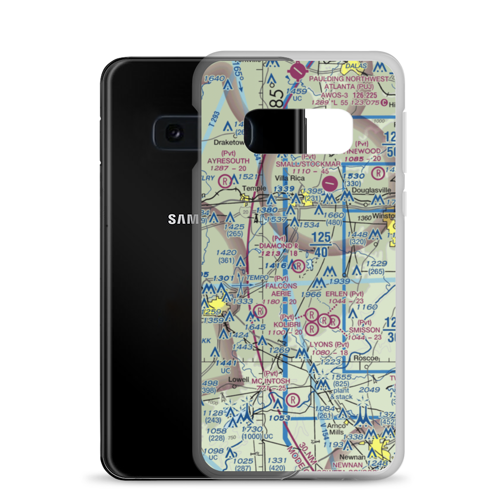 Diamond R Ranch Airport (3GA5) VFR Sectional Samsung Case Samsung Galaxy S10e model shown