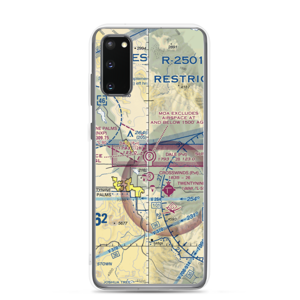 Dick Dale Skyranch Airport (43CL) VFR Sectional Samsung Case Samsung Galaxy S20 model shown
