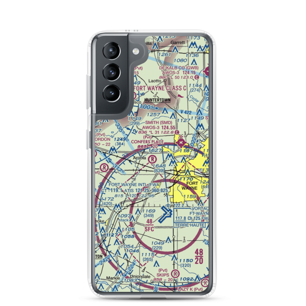 Dick's Strip (3II9) VFR Sectional Samsung Case Samsung Galaxy S21 model shown