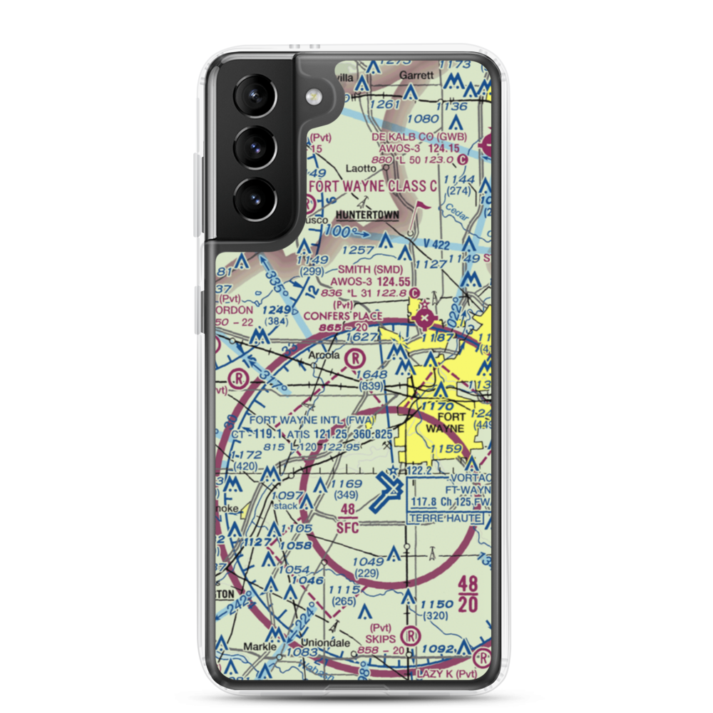 Dick's Strip (3II9) VFR Sectional Samsung Case Samsung Galaxy S21 Plus model shown
