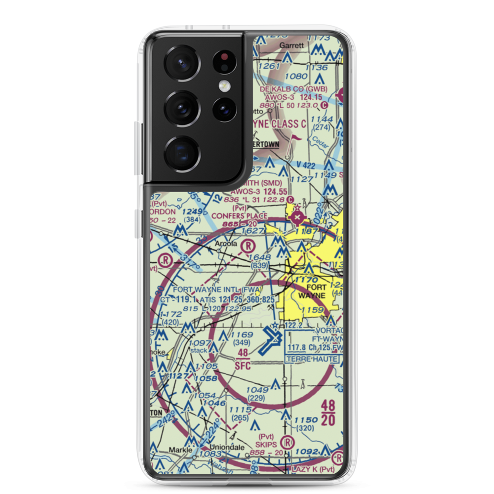 Dick's Strip (3II9) VFR Sectional Samsung Case Samsung Galaxy S21 Ultra model shown