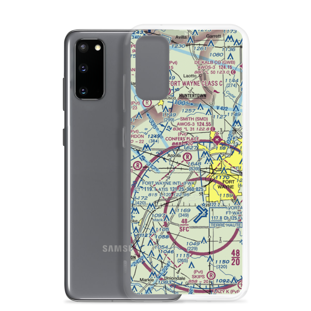 Dick's Strip (3II9) VFR Sectional Samsung Case Samsung Galaxy S20 model shown