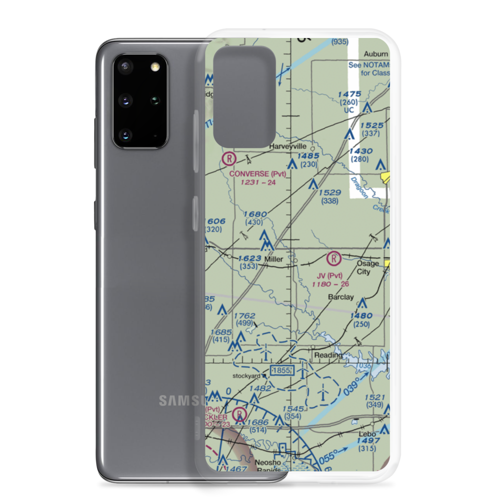 Dickson /Private/ Airport (SN93) VFR Sectional Samsung Case Samsung Galaxy S20 Plus model shown