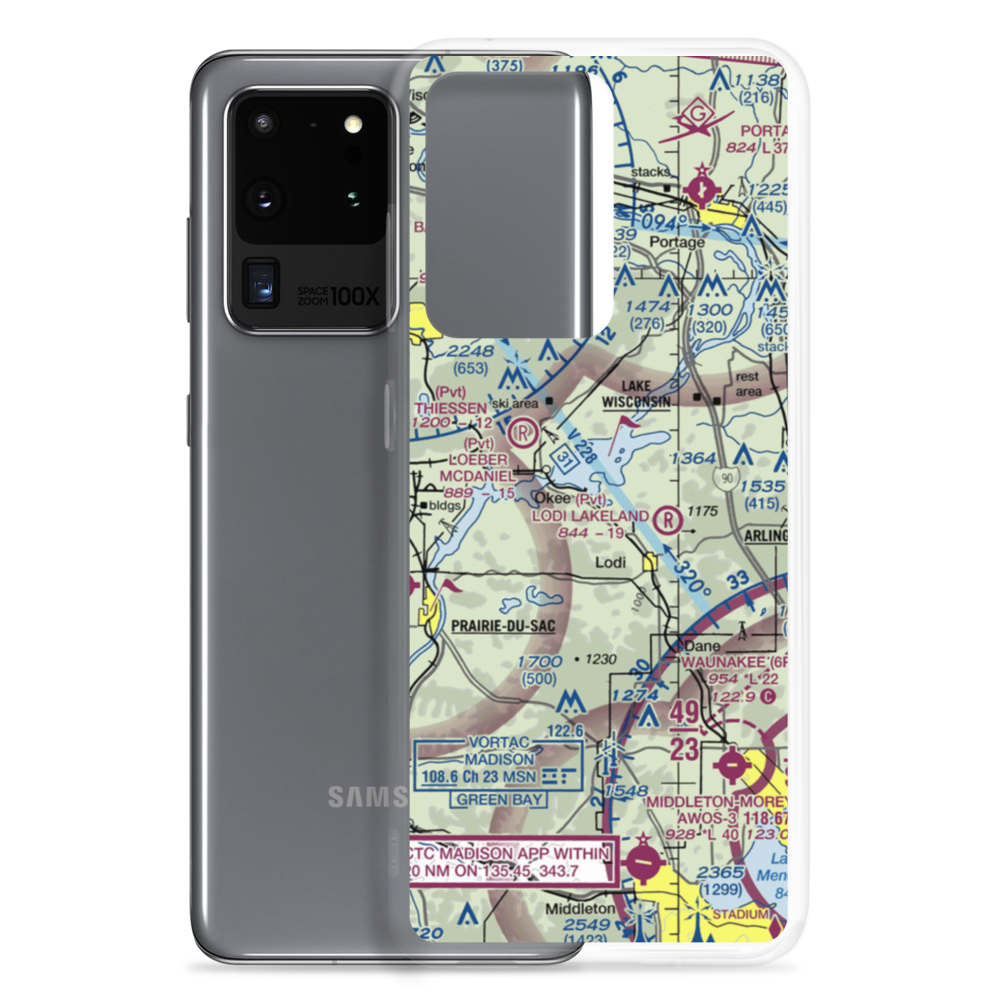 Diedrich Seaplane Base (11WN) VFR Sectional Samsung Case Samsung Galaxy S20 Ultra model shown