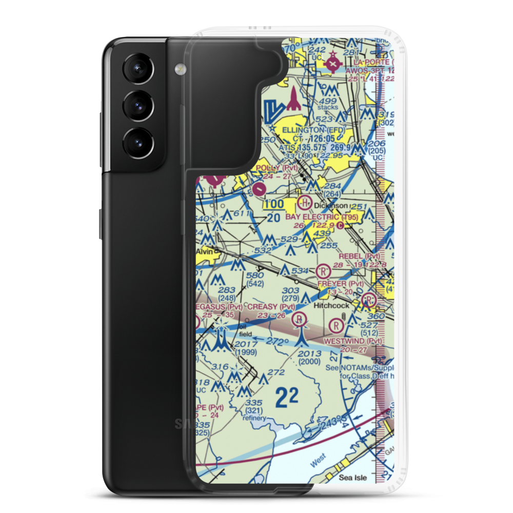 Diehl Ranch Airport (5TS0) VFR Sectional Samsung Case Samsung Galaxy S21 Plus model shown