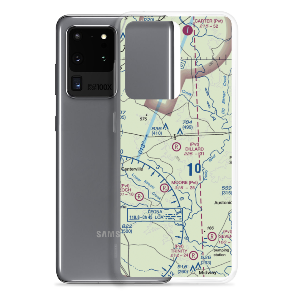 Dillard Ranch Airport (TE01) VFR Sectional Samsung Case Samsung Galaxy S20 Ultra model shown