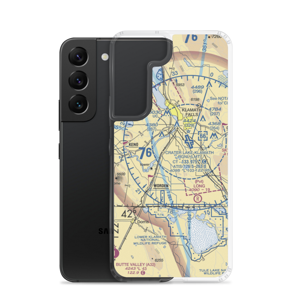 Dillon Field Airport (3OG3) VFR Sectional Samsung Case Samsung Galaxy S22 model shown