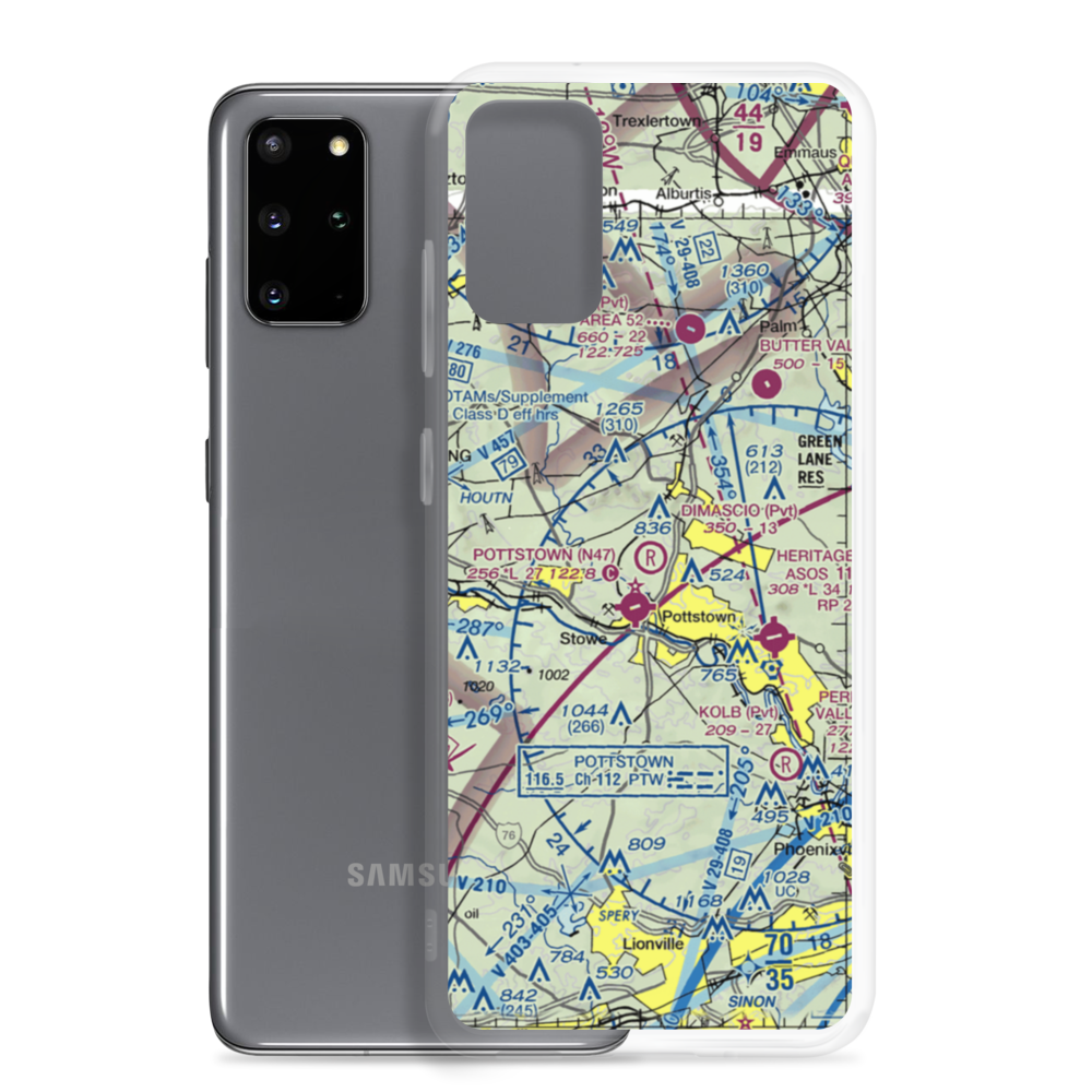 Dimascio Field (14PA) VFR Sectional Samsung Case Samsung Galaxy S20 Plus model shown