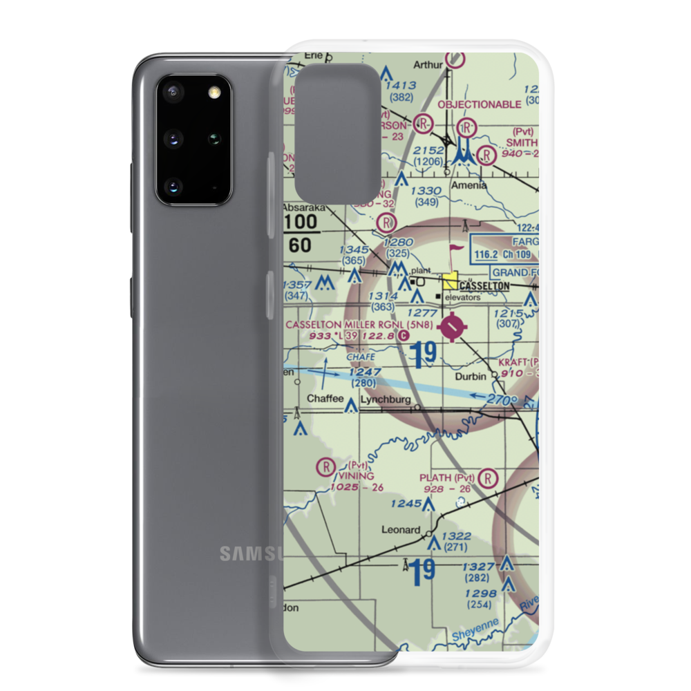 Dittmer Airport (1ND7) VFR Sectional Samsung Case Samsung Galaxy S20 Plus model shown
