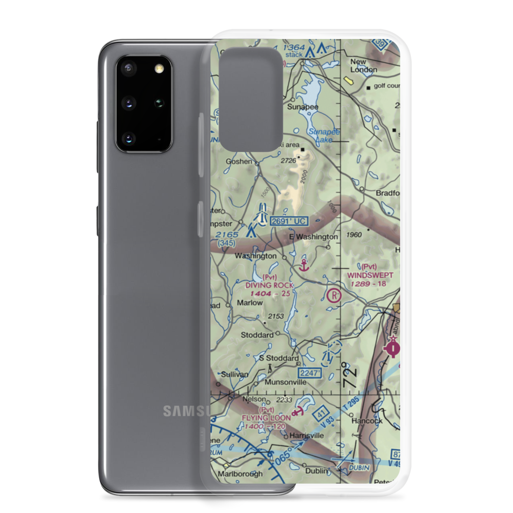 Diving Rock Seaplane Base (07NH) VFR Sectional Samsung Case Samsung Galaxy S20 Plus model shown