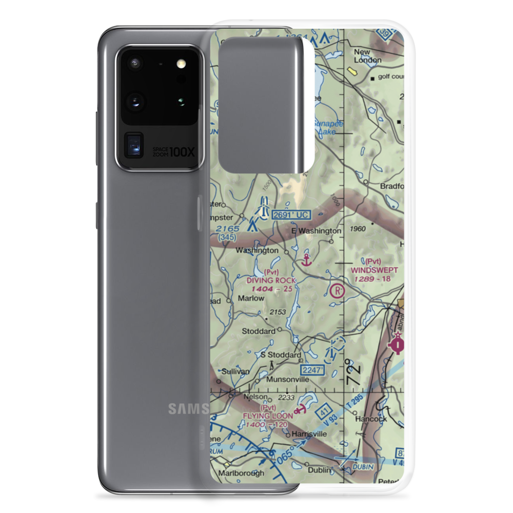 Diving Rock Seaplane Base (07NH) VFR Sectional Samsung Case Samsung Galaxy S20 Ultra model shown