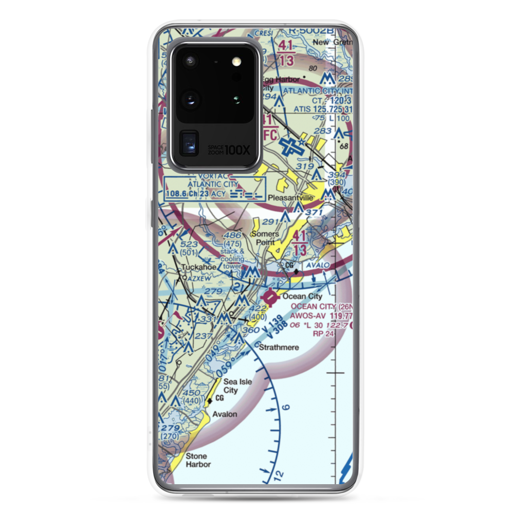 Dix Field (0NJ6) VFR Sectional Samsung Case Samsung Galaxy S20 Ultra model shown