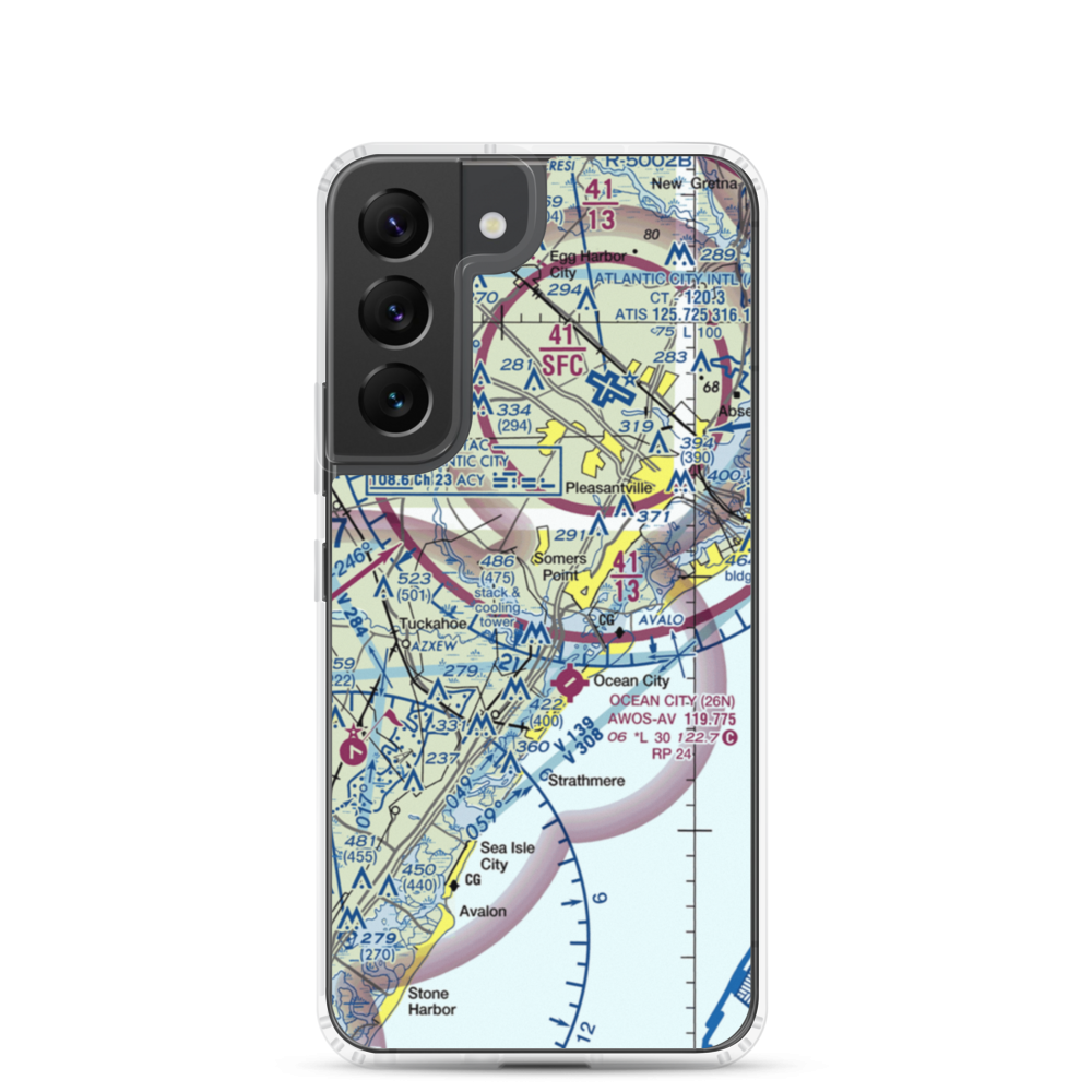 Dix Field (0NJ6) VFR Sectional Samsung Case Samsung Galaxy S22 model shown