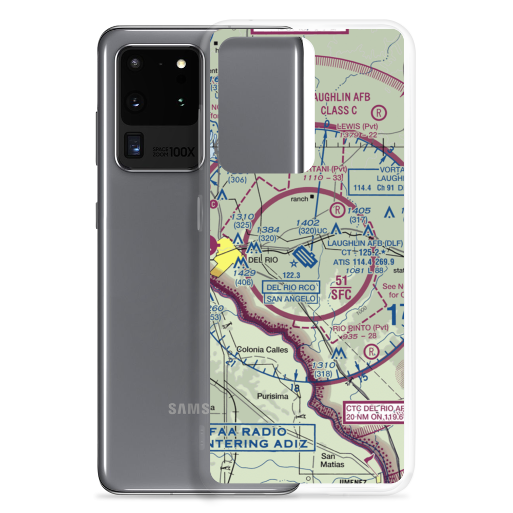 DLF Airport (DLF) VFR Sectional Samsung Case Samsung Galaxy S20 Ultra model shown