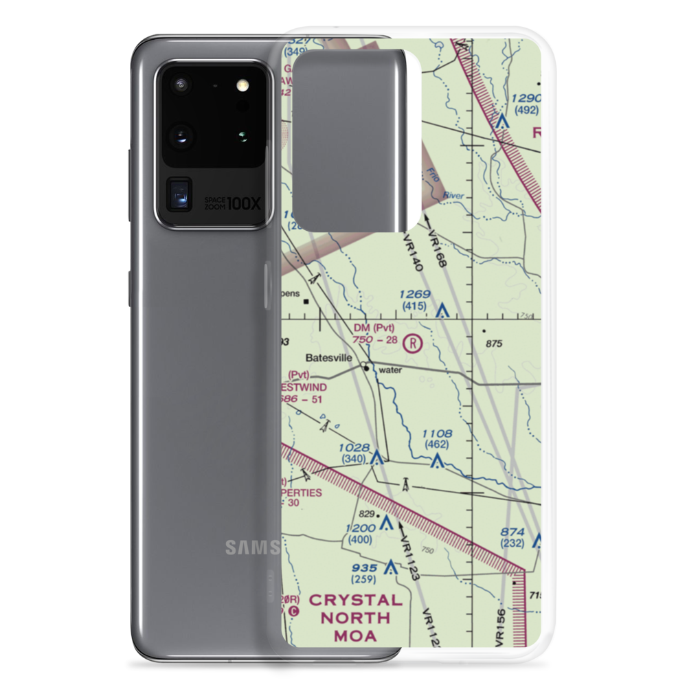 Dm Ranch Airport (XA88) VFR Sectional Samsung Case Samsung Galaxy S20 Ultra model shown